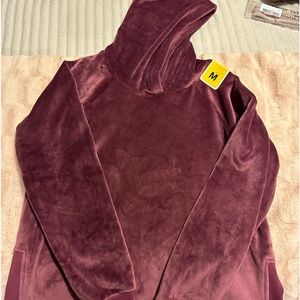 Velour hoodies